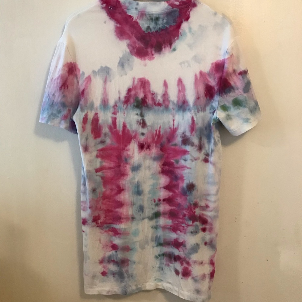 Asos T-Shirt Muscle Fit Tie Dye Custom New - Picture 7 of 15